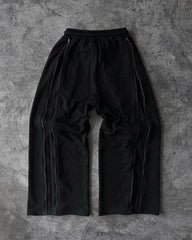 Casual versatile trend personalized street loose black rock Wide Leg Korean Trousers Streetwear pants