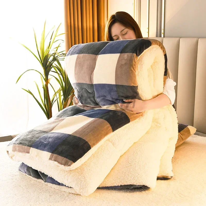 Plaid Super Thick Warm Blankets
