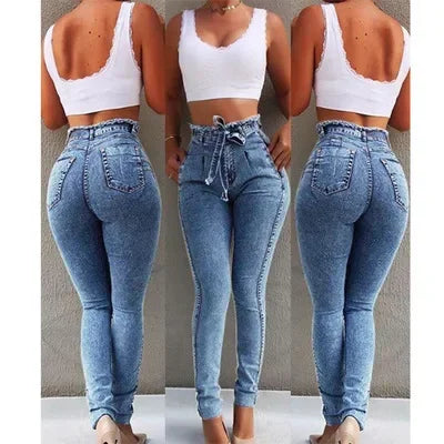 Creatively Designed Plus Size Trendy Cotton Jeans Proxy Alliance Street Style Cross-Border Goods In Stock