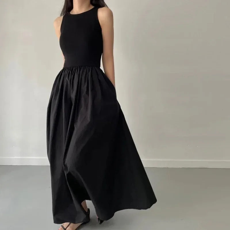 Simple Elegant Black Long Dresses