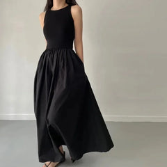 Simple Elegant Black Long Dresses