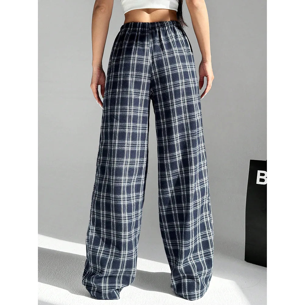 Realtree Trends Classic Y2k Leopard Print Casual Pants Loose Wide-leg Versatile Long Pants Oversized Joggers Pants