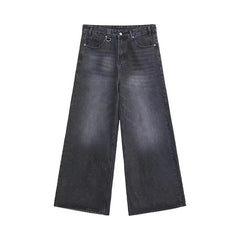 Baggy Jeans Unisex Vintage American Style Straight Wide Leg Denim Pants Brand Sale Casual Trousers