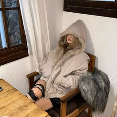 plush jacket American log warm jacket