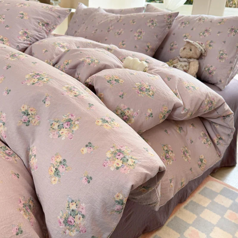 Floral Style Quilt Cover