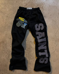 Y2k American Harajuku Retro Sweatpantss Hip Hop Rock Letter Embroidery Patch Trousers Casual High Waist Jogging Pants