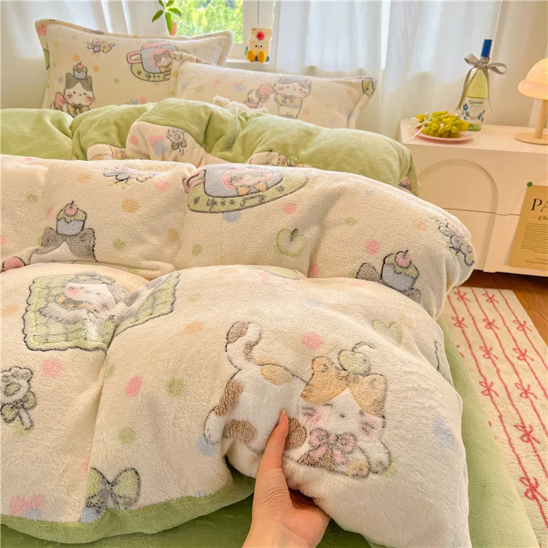 1pc Super Warm Quilt Cover
