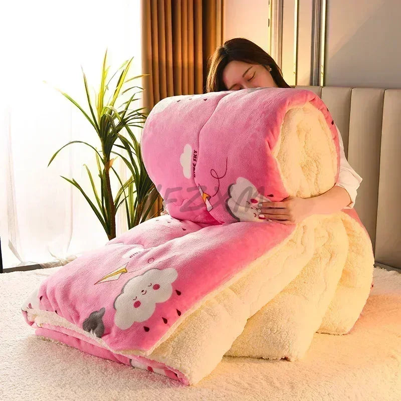 Plaid Super Thick Warm Blankets