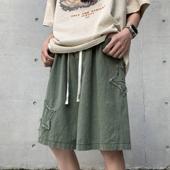 Shorts Loose spodenki meskie Vintage Denim Basic SimpleSale High Waist Leisure Ulzzang Streetwear Short