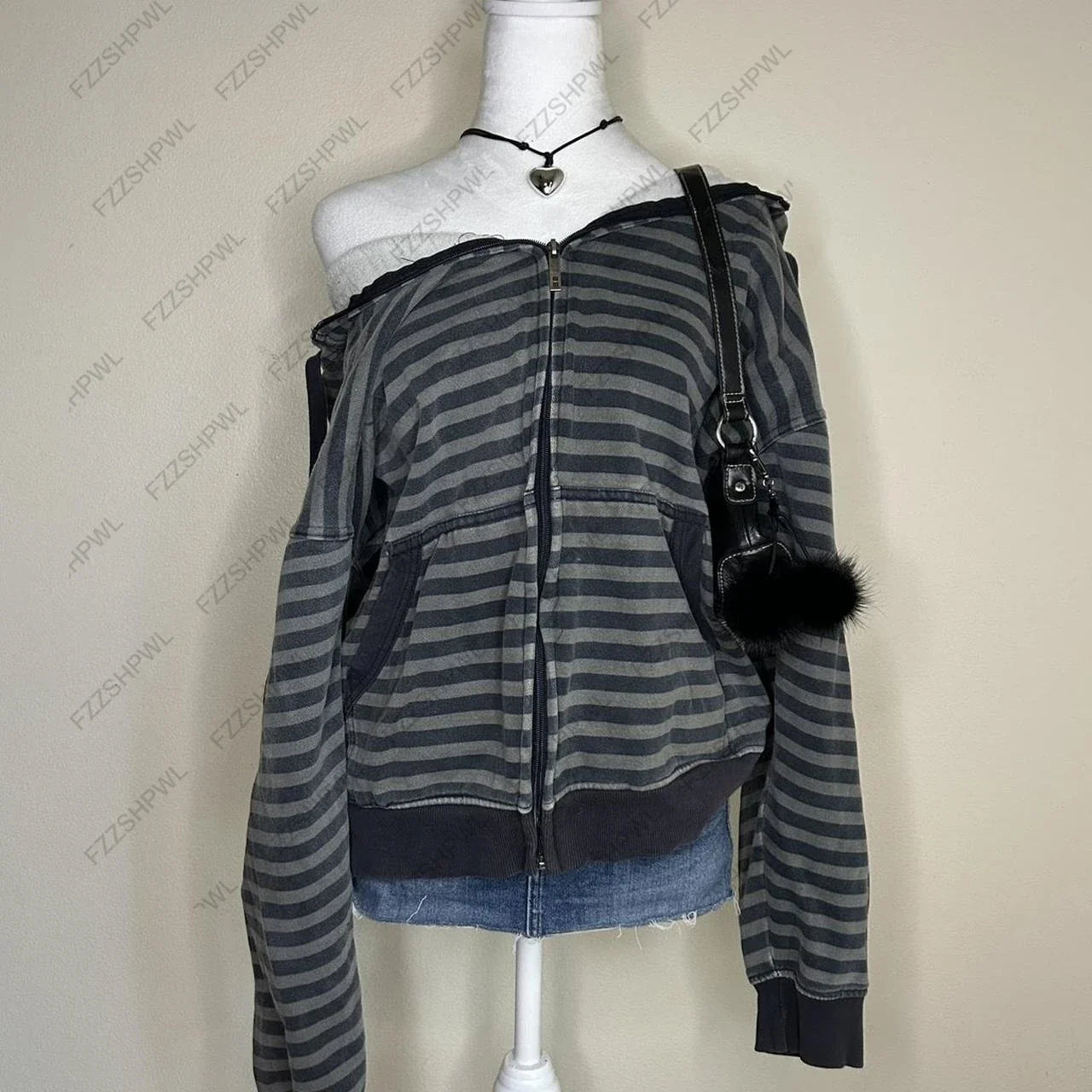 Y2k Harajuku 2000s Knit Sweater Goth Hip Hop Punk Graphic Pullover Streetwear EMO Girl Long Sleeve Retro