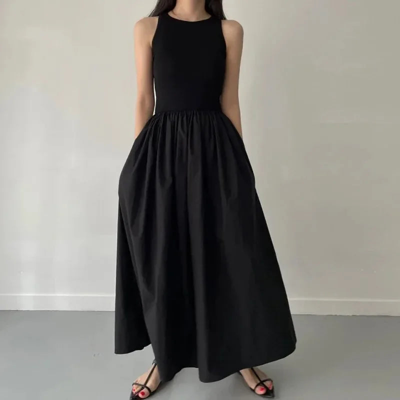 Simple Elegant Black Long Dresses