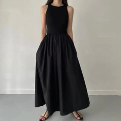 Simple Elegant Black Long Dresses