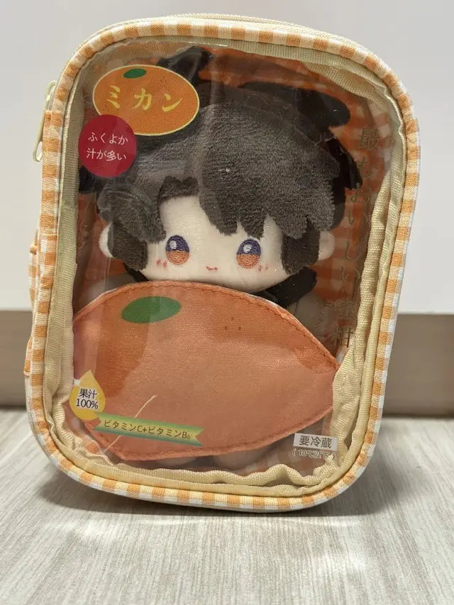10cm Ita Bag Mandarin orange Milk Strawberry Doll Storage Display Portable Game Anime DIY Bag Storage