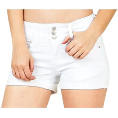 Waistband Denim Stretch Fabric Shorts Casual Versatile Street Shorts