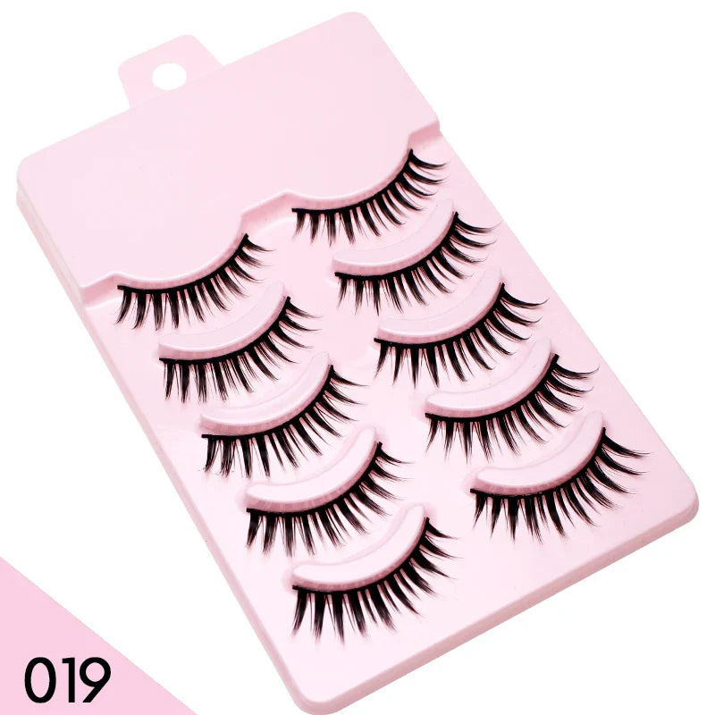 Manga Lashes Soft Natural Eyelashes Thick False Eyelashes Manga Eyelashes Daily Dating Makeup Eyelashes Lashes Wispy