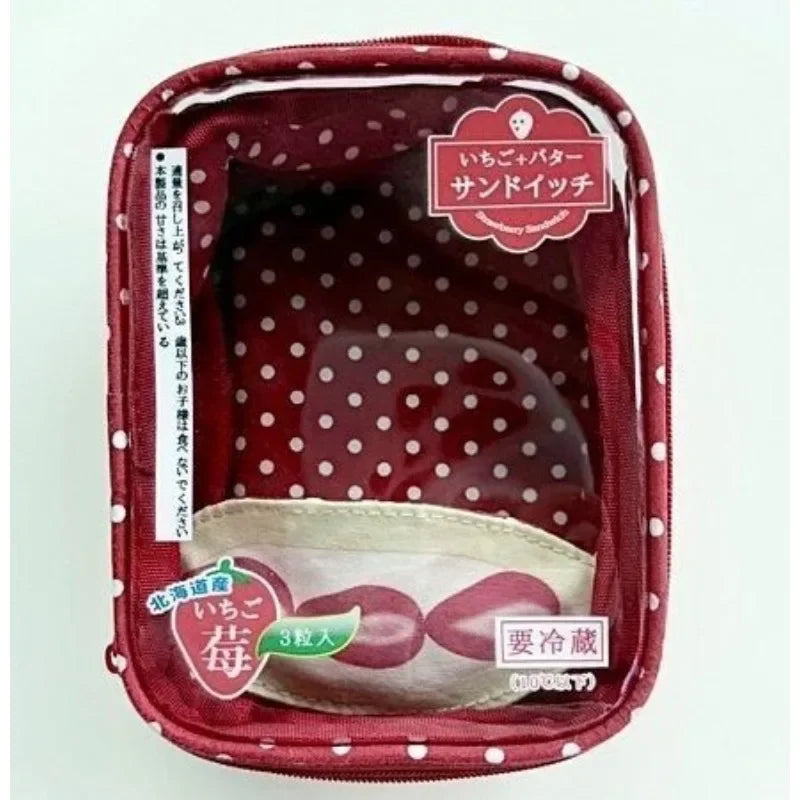 10cm Ita Bag Mandarin orange Milk Strawberry Doll Storage Display Portable Game Anime DIY Bag Storage