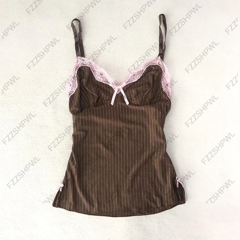 Y2k Tank Top Harajuku Solid color Punk Crop top Streetwear Rock Goth Vest Unique Hiphop Sleeveless Top Retro Casual