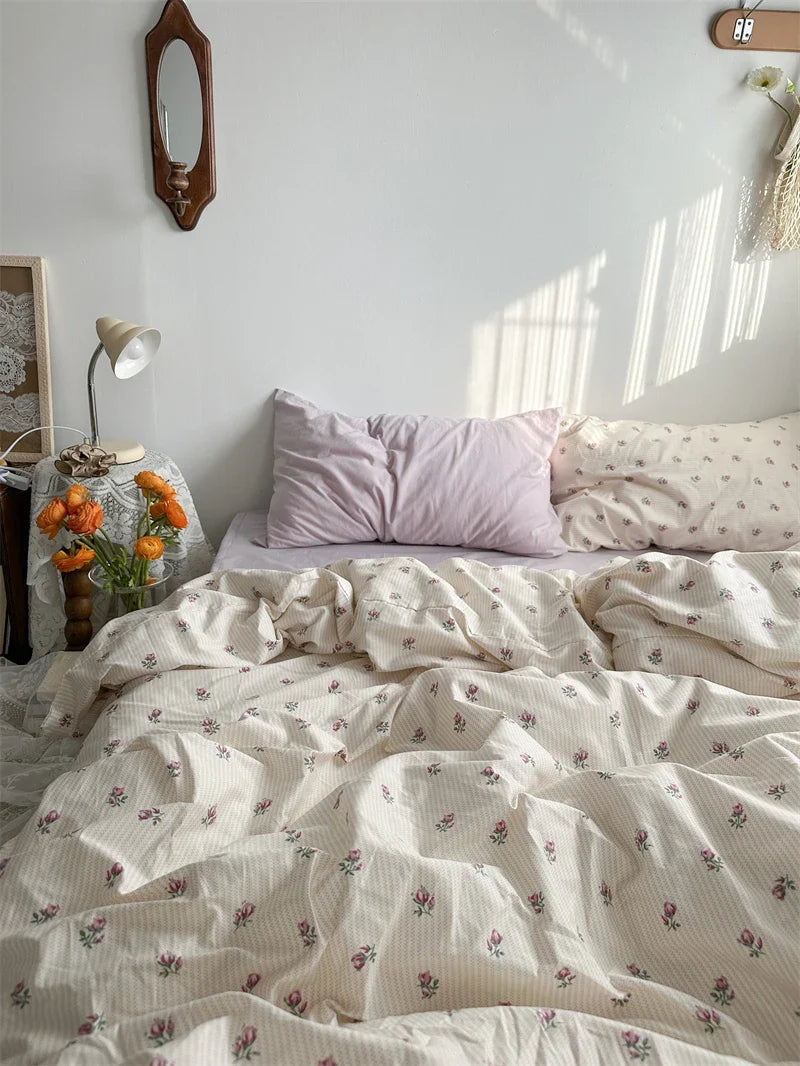 Floral Cotton Bedding Set