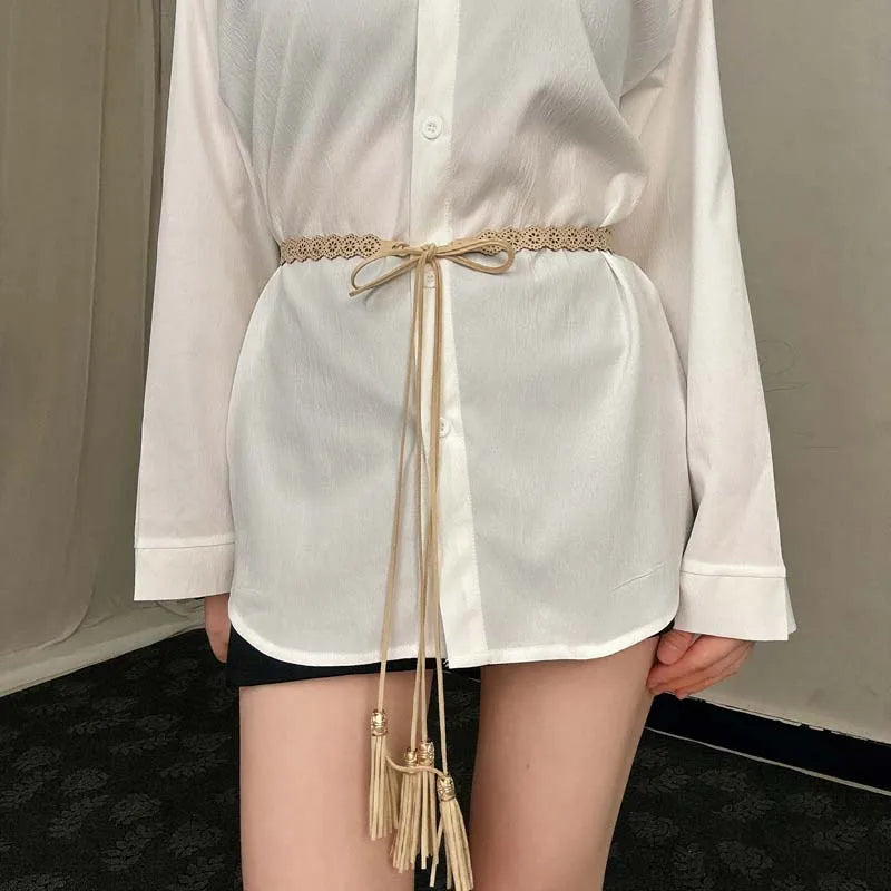 Vintage Handmade Woven Waist Chain