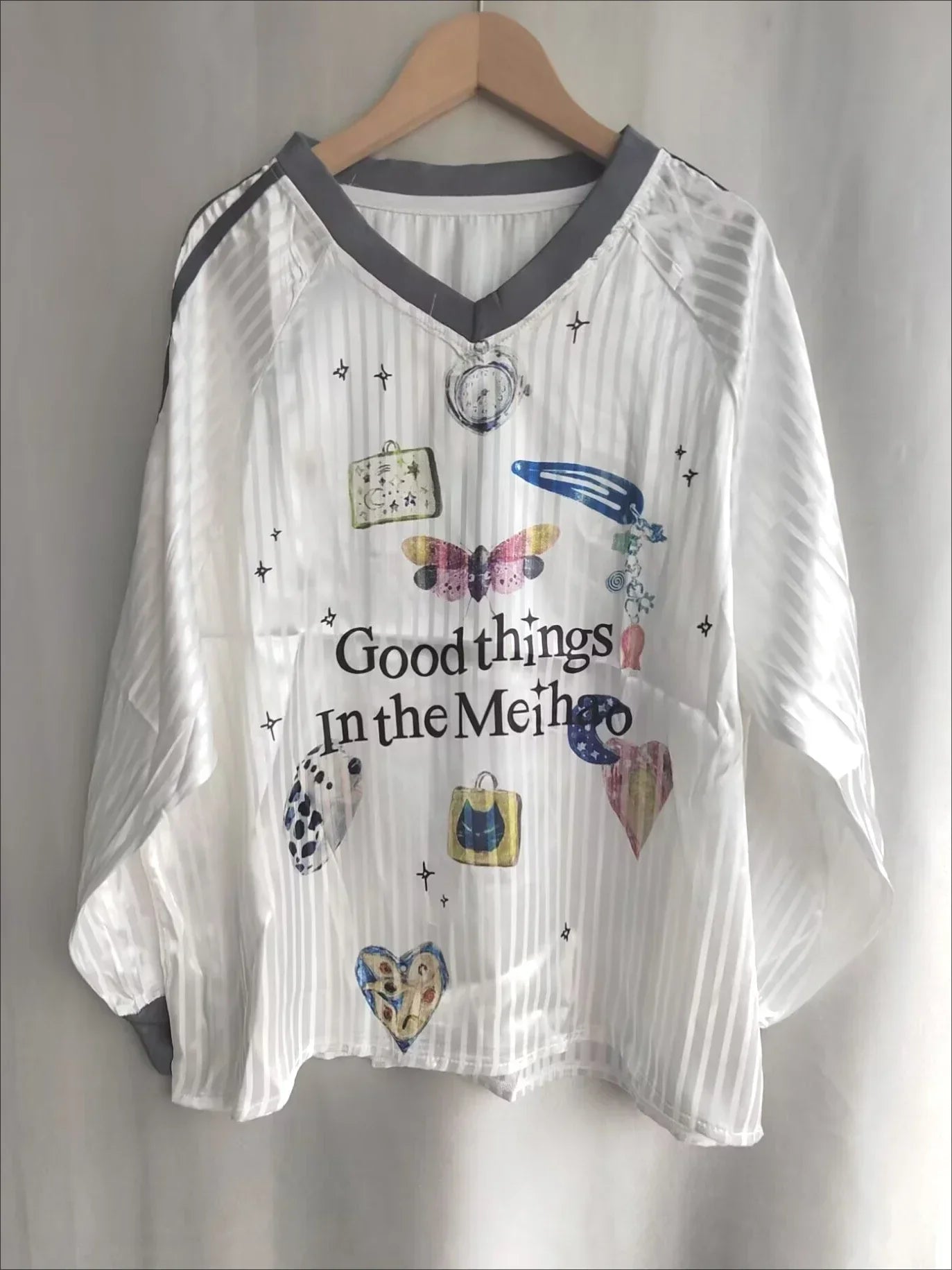 Korean Y2k Butterfly Print T-shirts