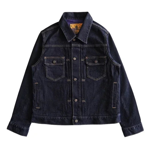 Jacket Selvedge Denim Jacket Vintage Purple