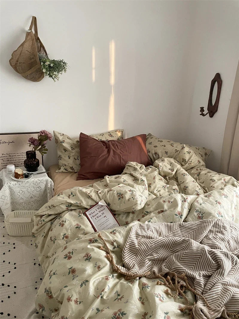 Floral Cotton Bedding Set