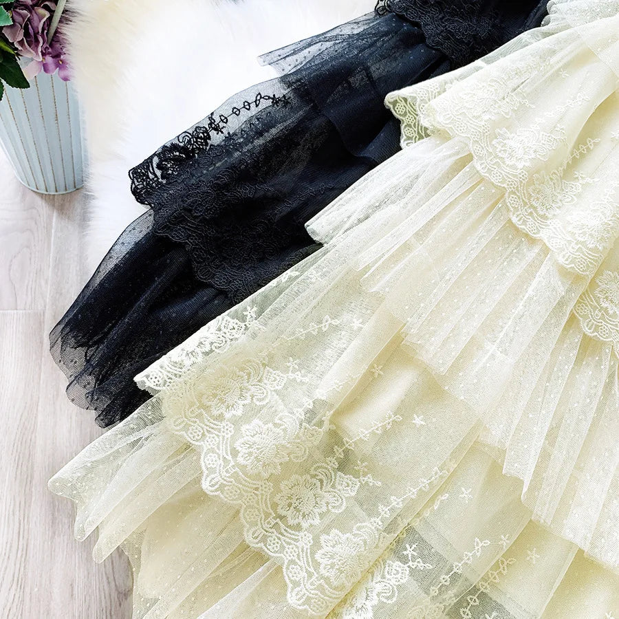 Skirts Lace Skirts Long Lace Skirt Clothing K68