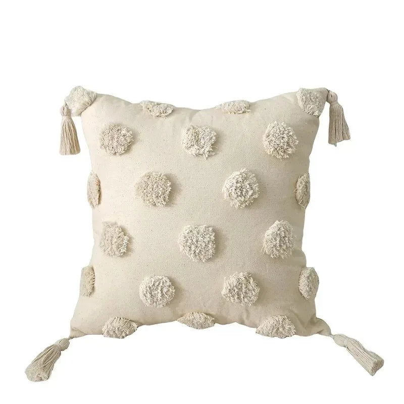 45x45CM Embroidered Floral Pillow Case Decor Home Light Luxury Sweet Pillow Cushion Cover Throw Square Funda Cogines De