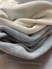 Gray Hooded Sweater Coat Double Zipper Long Sleeve Loose Korean Soft Thickened Knitted Tops Coats
