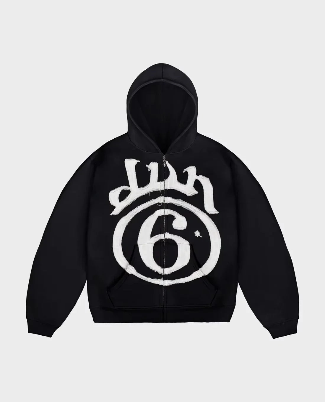 Korean Simple Blue Double-Sided Oversized Zipper Hoodie Y2K Harajuku Gothic Casual Joker Couple Street Wear