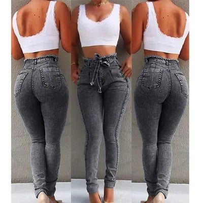 Creatively Designed Plus Size Trendy Cotton Jeans Proxy Alliance Street Style Cross-Border Goods In Stock