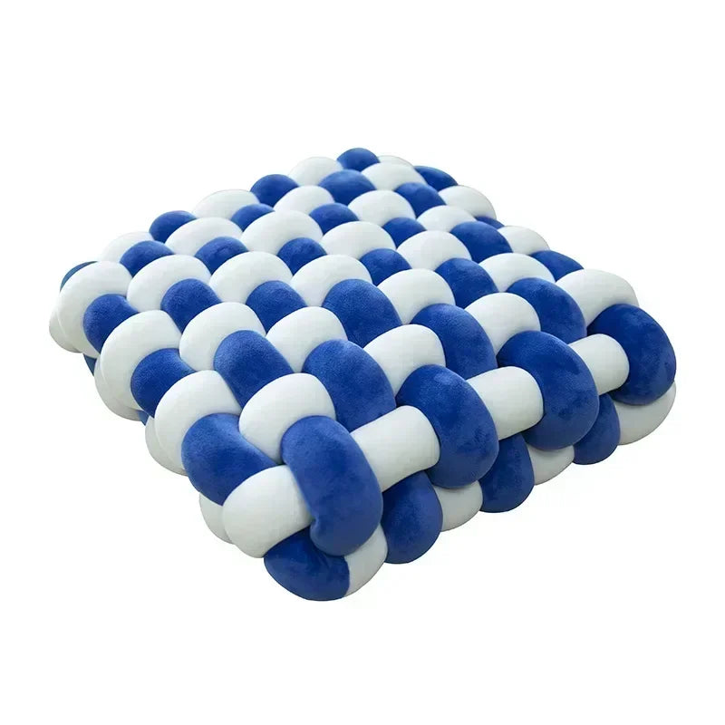 Square Knot Stuffed Cushion Nordic Pillow Decorative Plush Pillow Office Sleeping Floor Windowsill Back Cushion Decor