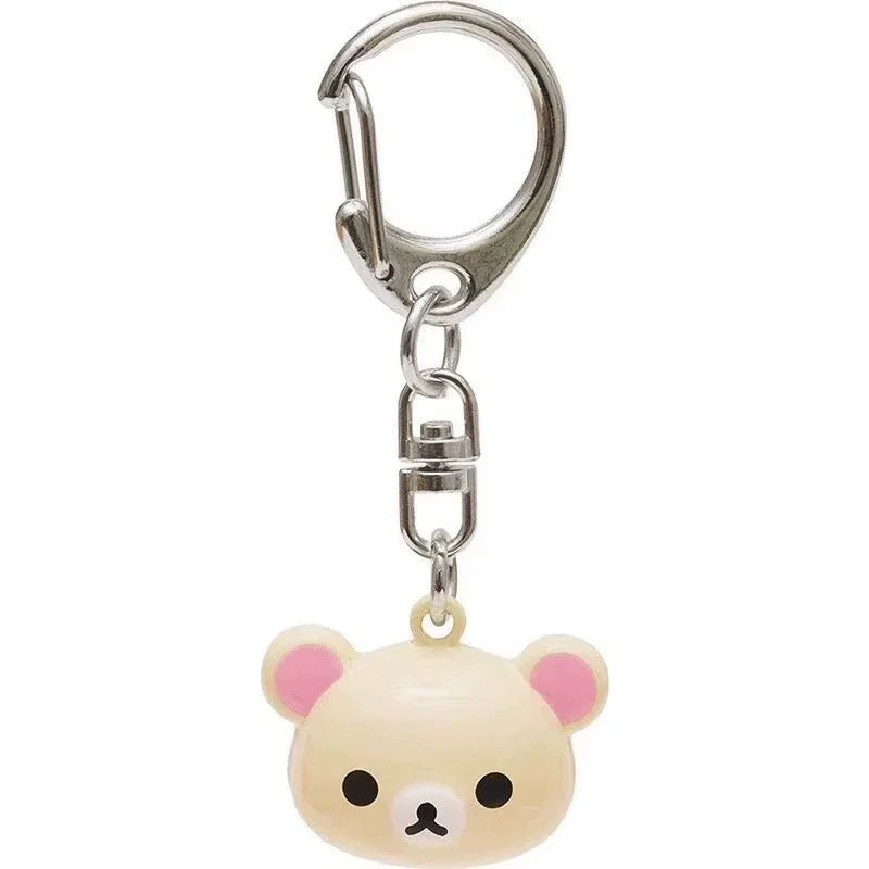 Rilakkuma Korilakkuma Clutch Bag Key Chain Couple Anime Relax Bear PU Coin Purse Pendant Jewelry Storage Key Wallet Kids Gift