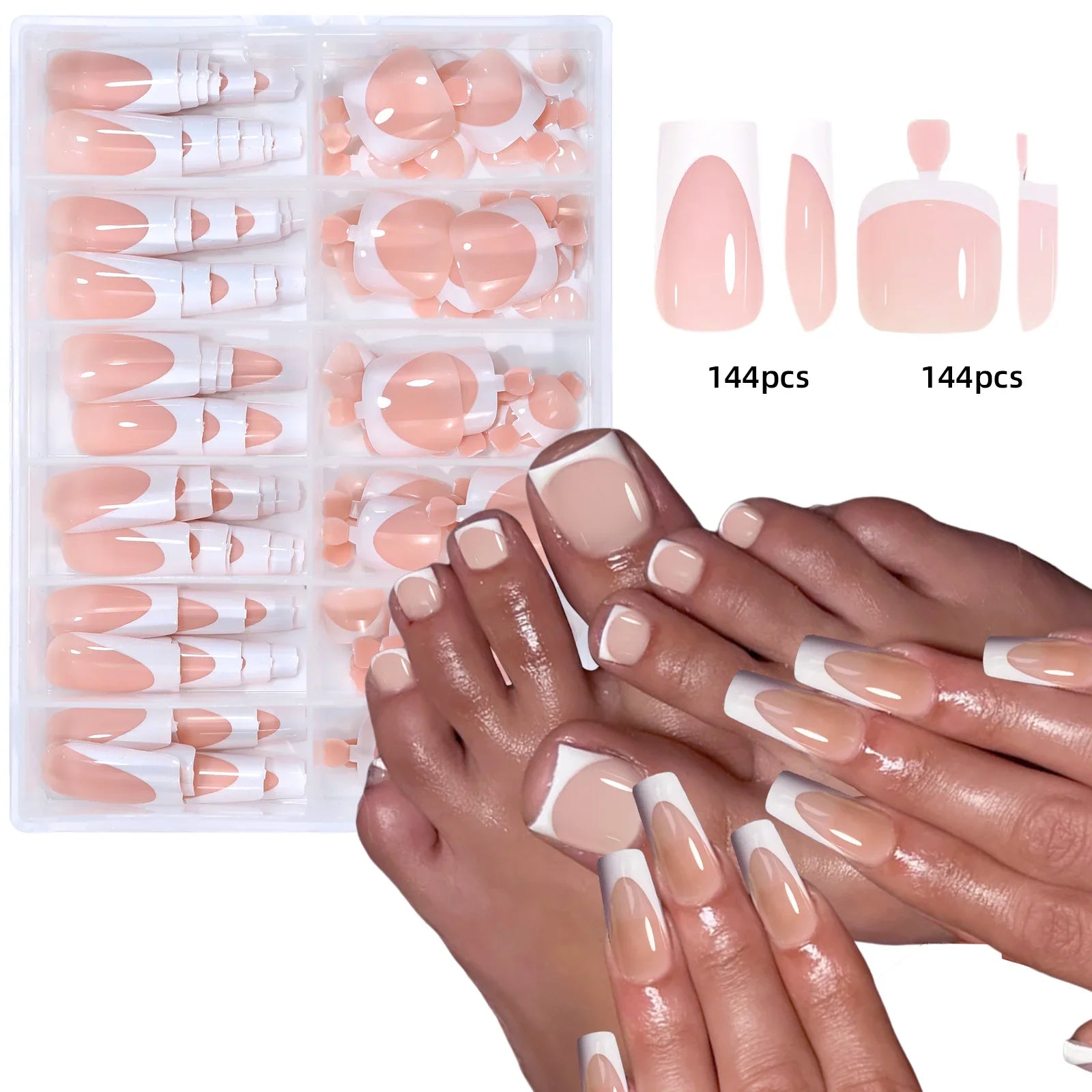 144pcs French hand