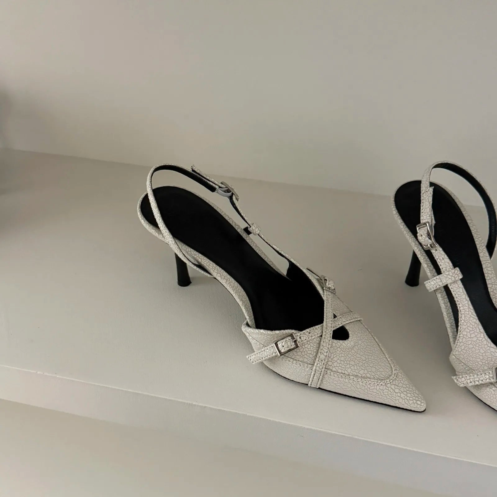 Jeans Heeled Sandals Pointed High Heel Office Lady Shoes Beautiful high heels Shoes sandalias mujer