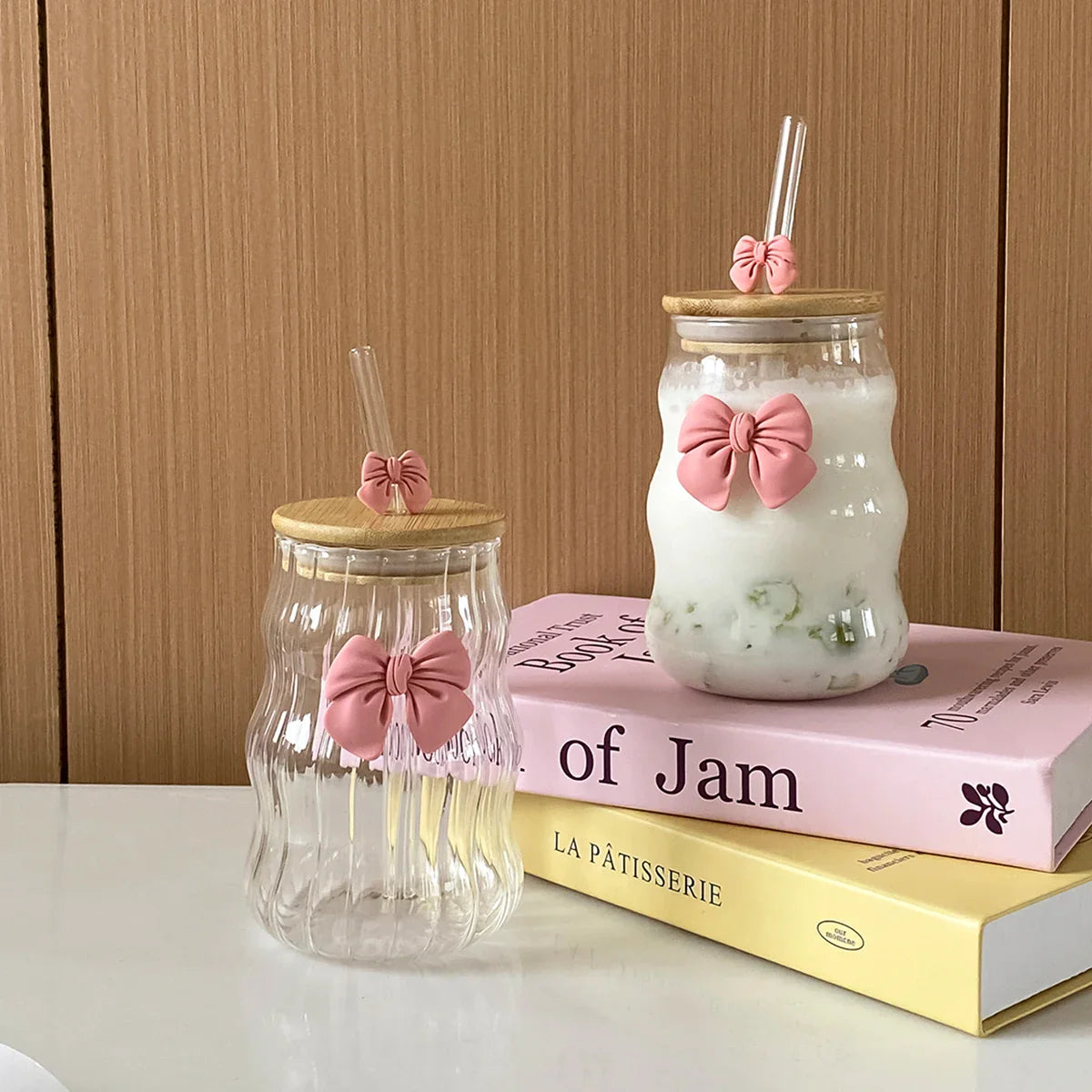 1Pc Glass with Lid