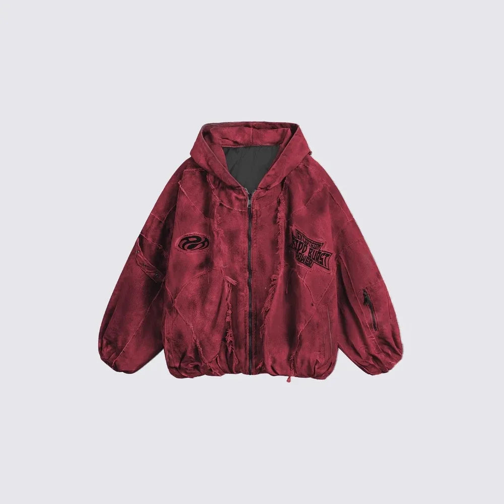 Tide Original Design Techwear High Street Trend Vintage Jacket Chic Casual Coats Ins