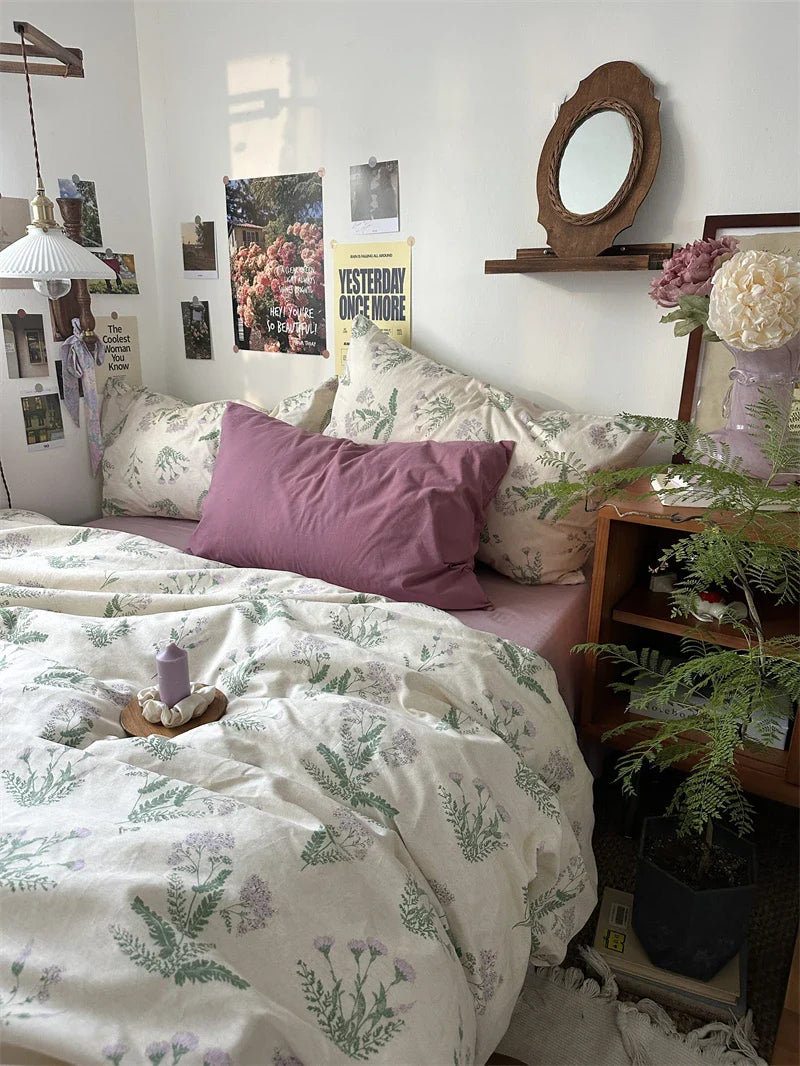 Floral Cotton Bedding Set