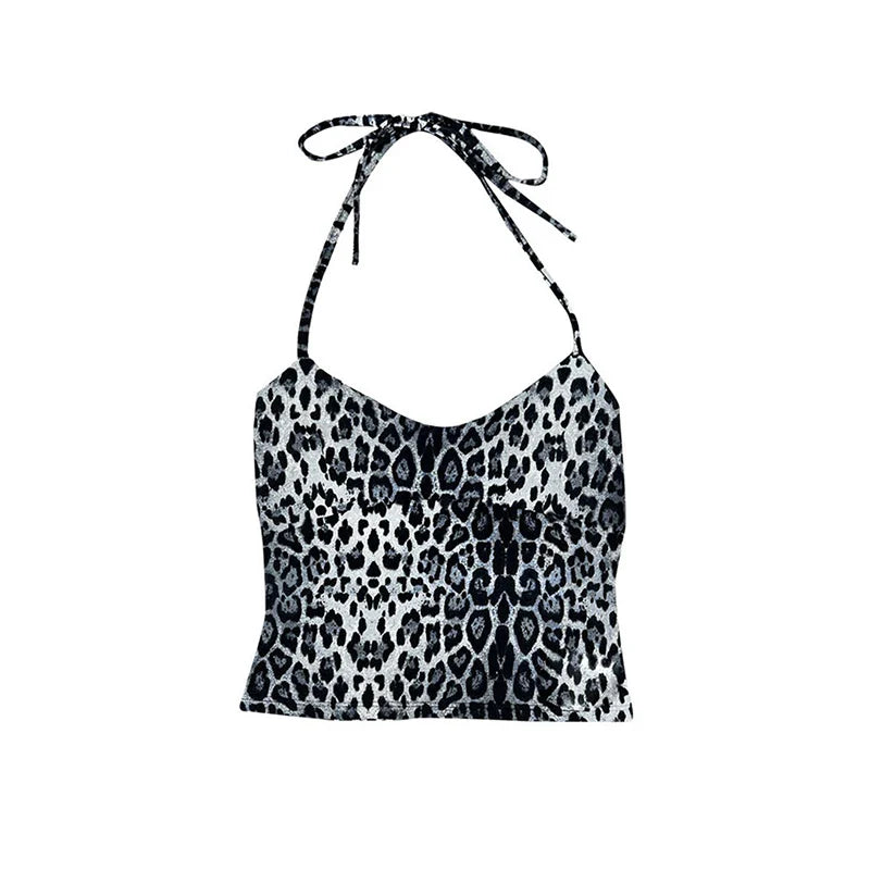 Punk rock harajuku retro camouflage camisole tops chic slim fit hottie crop tops 2000s streetwear