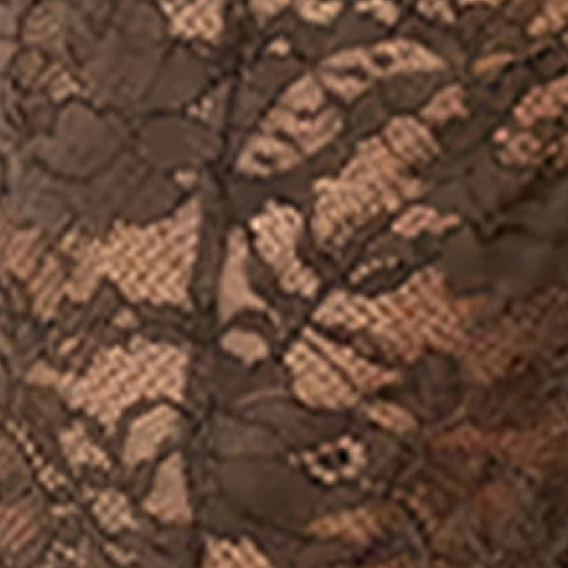Stylish See-Through Lace Flare Pants High Rise Elastic Waist Bell-Bottoms Streetwear Long Trousers
