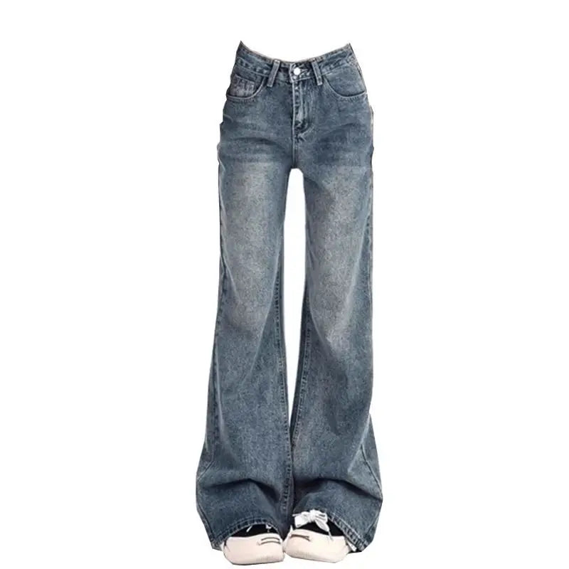 Ladies Jeans Flare Trousers Leisure Slimming Vintage Inspired  High Waist Bell pants Flared jeans jeans y2k