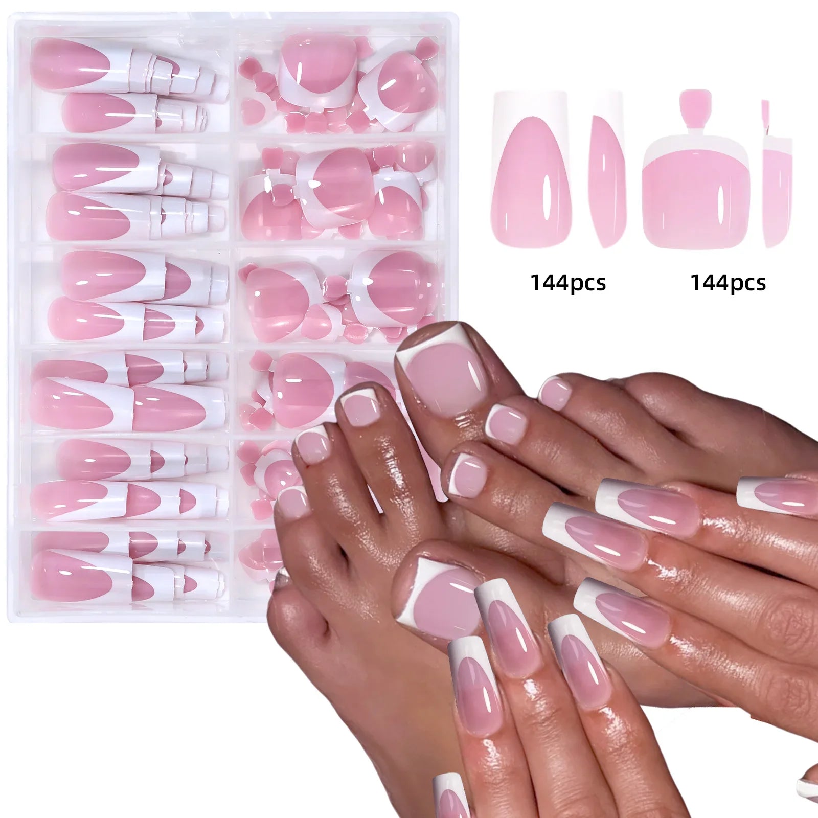 144pcs French hand