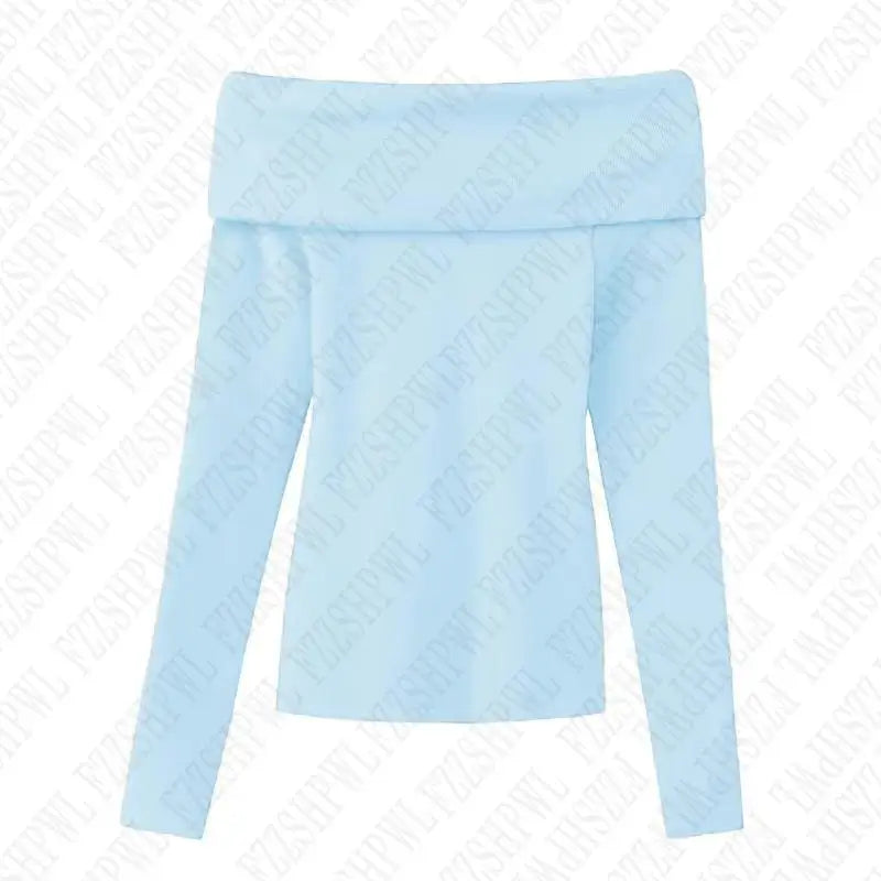 Punk Y2k Long sleeve Crop Top One shoulder Harajuku Grunge Goth Pullover Streetwear Hip Hop Baby Tee Retro Top EMO