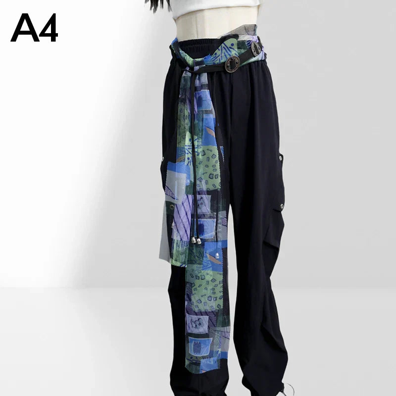 190cm Bohemian Hottie Jazz Belt Mesh Breathable Beach Outer Wear Multifunctional Waist scarf Accessories