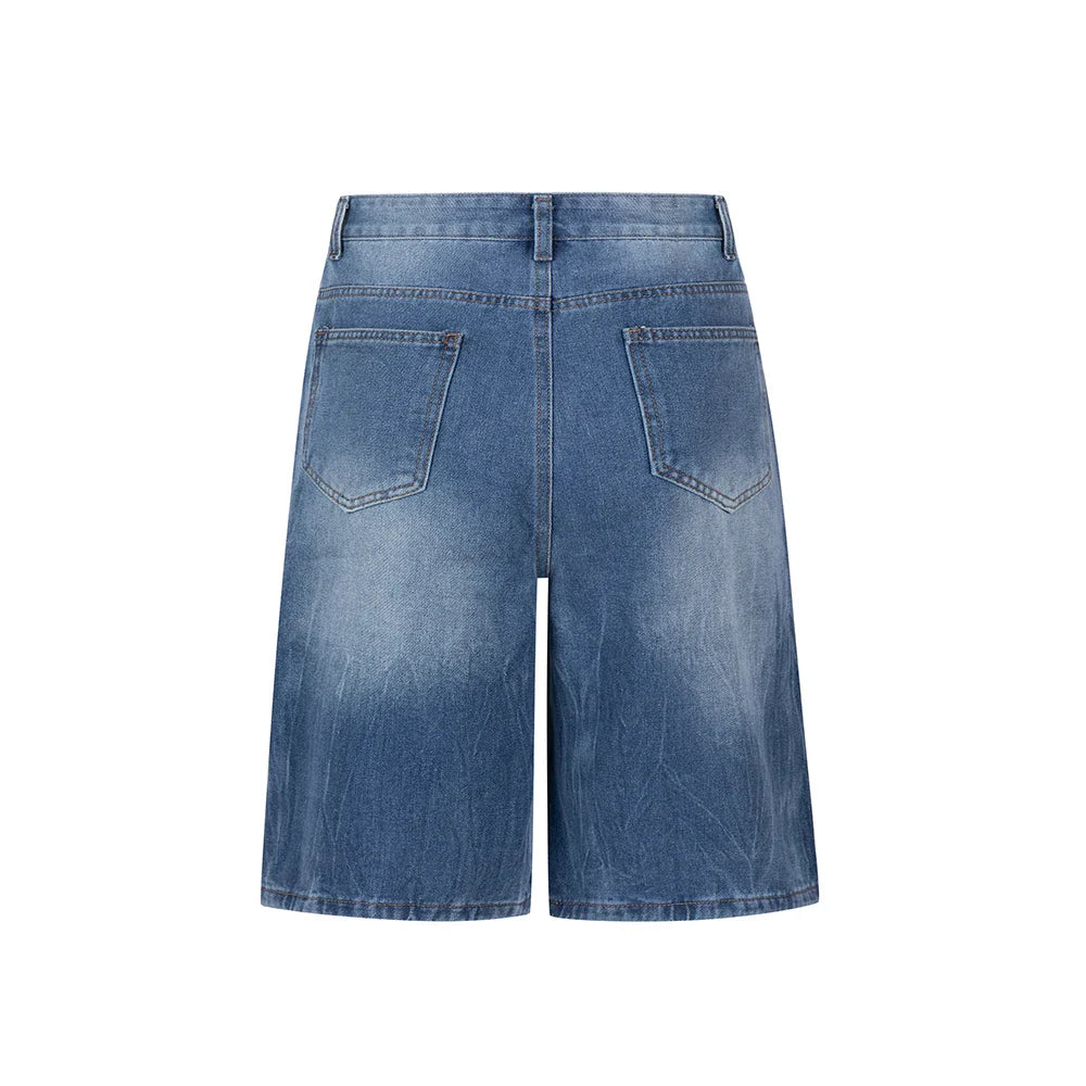 jeans Classic Washed Denim Shorts Style Casual Jeans
