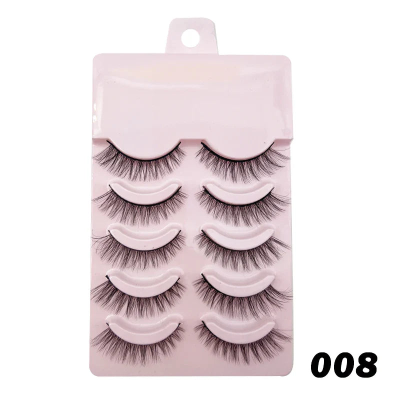 Manga Lashes Soft Natural Eyelashes Thick False Eyelashes Manga Eyelashes Daily Dating Makeup Eyelashes Lashes Wispy