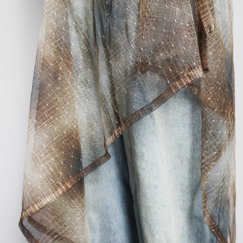 190cm Bohemian Hottie Jazz Belt Mesh Breathable Beach Outer Wear Multifunctional Waist scarf Accessories