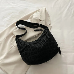 1pc Leopard Print Crossbody Bag