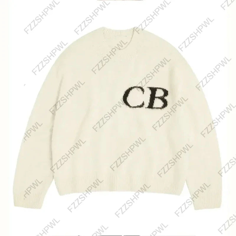 Y2k Harajuku 2000s Knit Sweater Goth Hip Hop Punk Graphic Pullover Streetwear EMO Girl Long Sleeve Retro