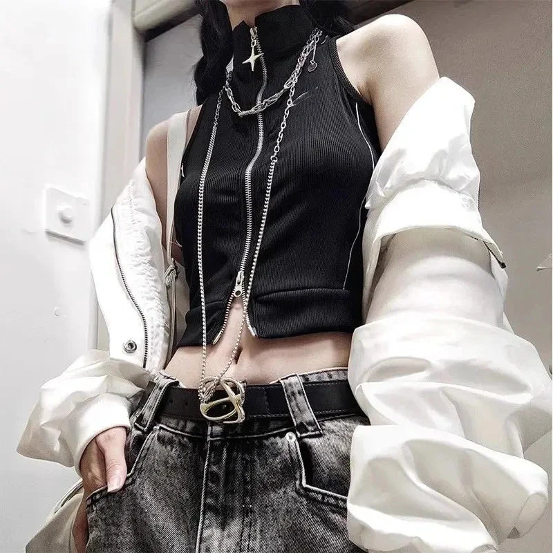 Harajuku Retro Coat Costume Punk Gothic Jacket Rock Vest Suit Top Uniform Carnival Clothes Outfit Props